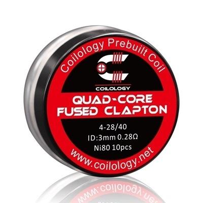 Coilology Quad Core Fused Clapton Gotovi grijači 10 komada 0.28ohm
