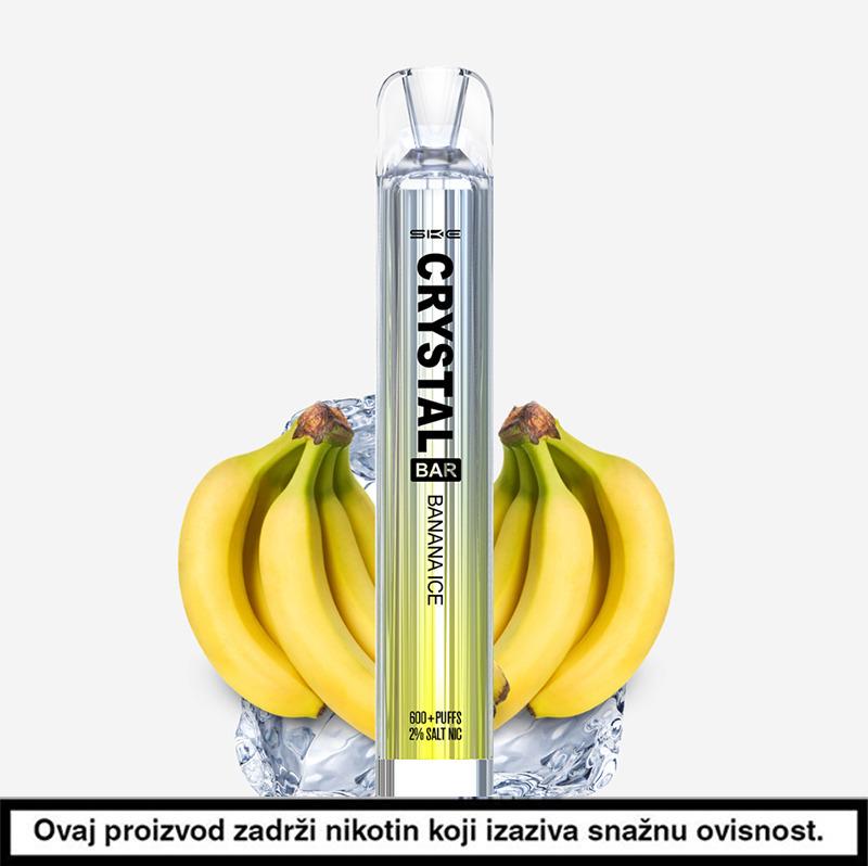 Crystal 600 2% jednokratna e-cigareta Banana Ice
