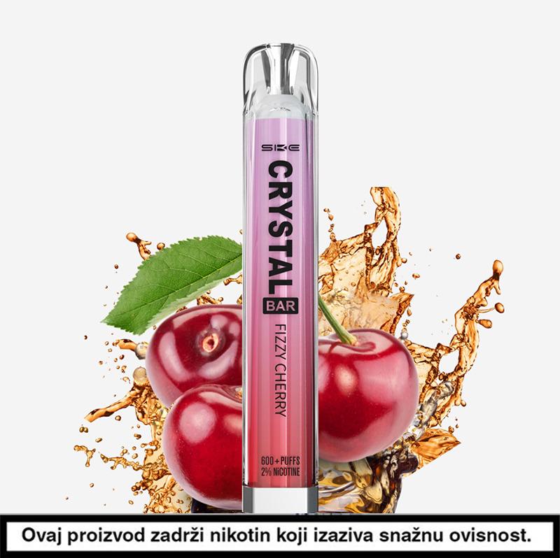 Crystal 600 2% jednokratna e-cigareta Fizzy Cherry