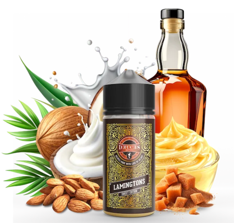 Deuces - Lamingtons Sweet 0mg 80ml/120 ml
