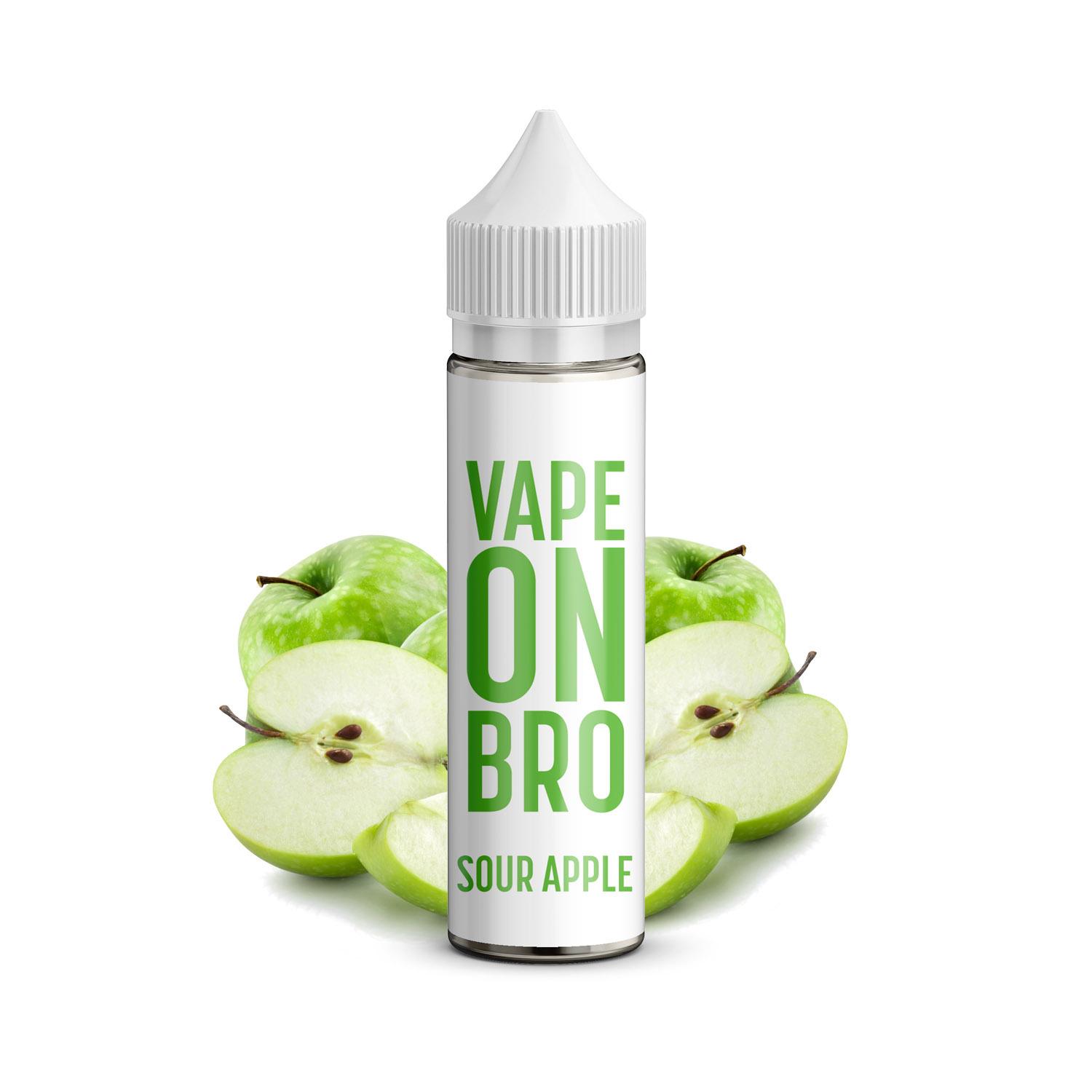 Vape On Bro 50ml - Sour Apple